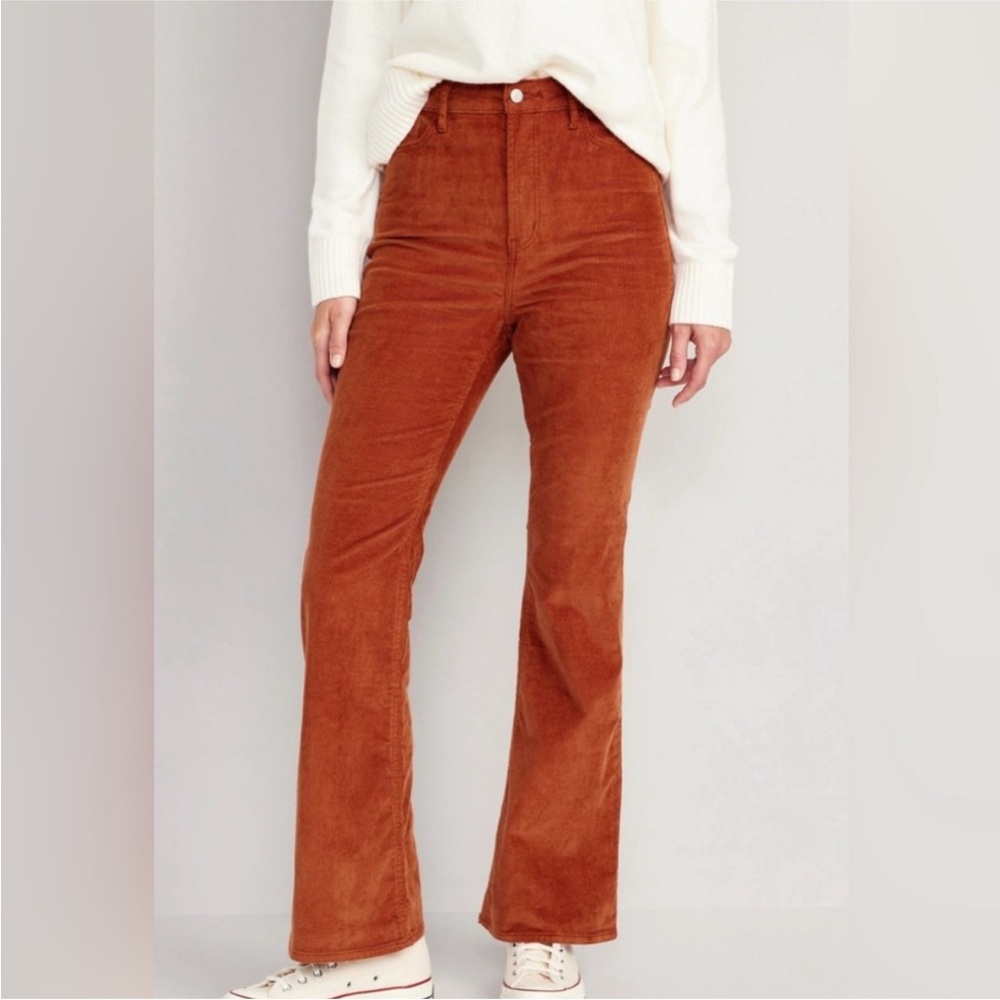 Old Navy Corduroy Pants in Burnt Orange Bootcut